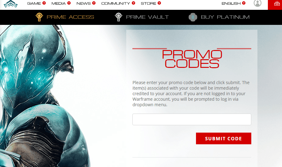 Warframe Promo Codes (March 2023)